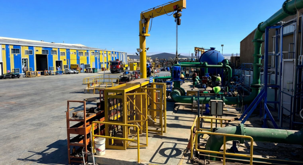 Banco de pruebas hidráulicas