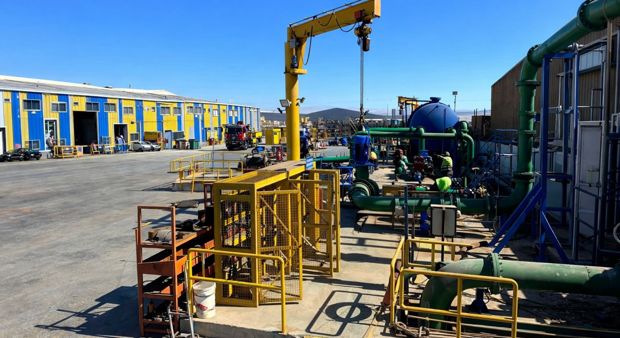 Banco de pruebas hidráulicas